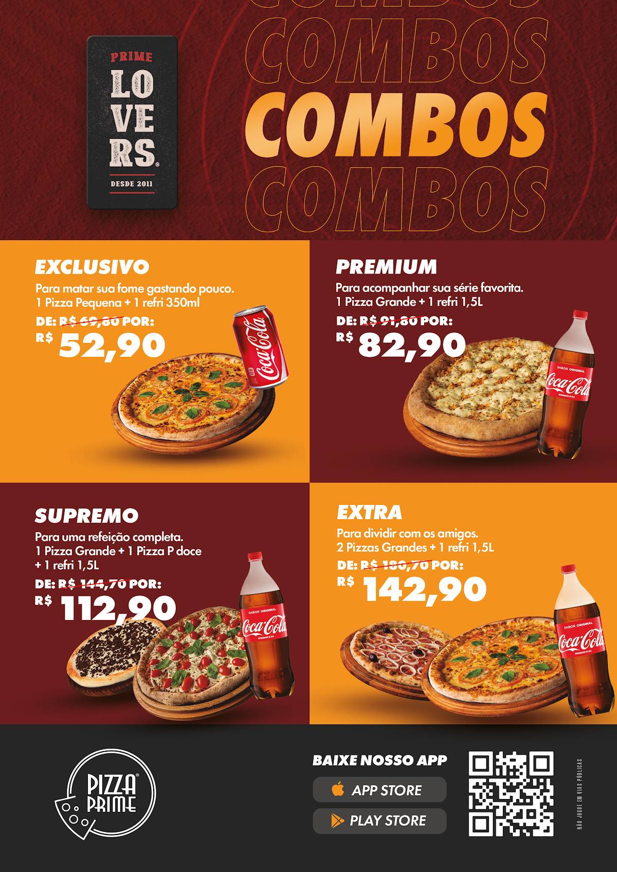 Pizza Prime - Rio Grande RS cardápio
