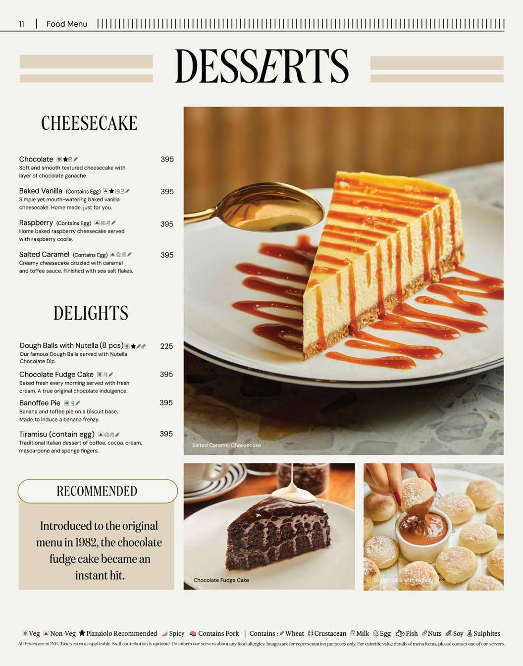 PizzaExpress menu