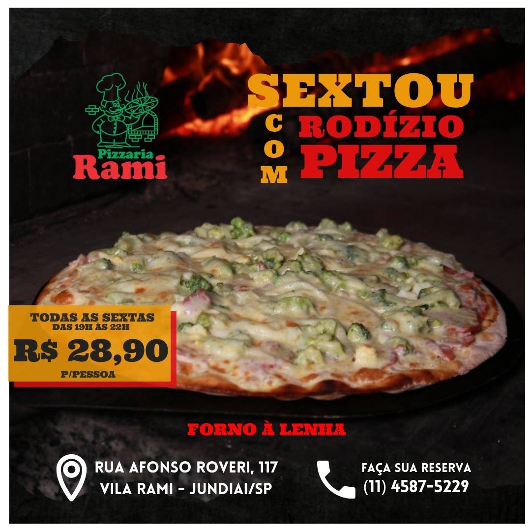 Pizzaria Rami cardápio