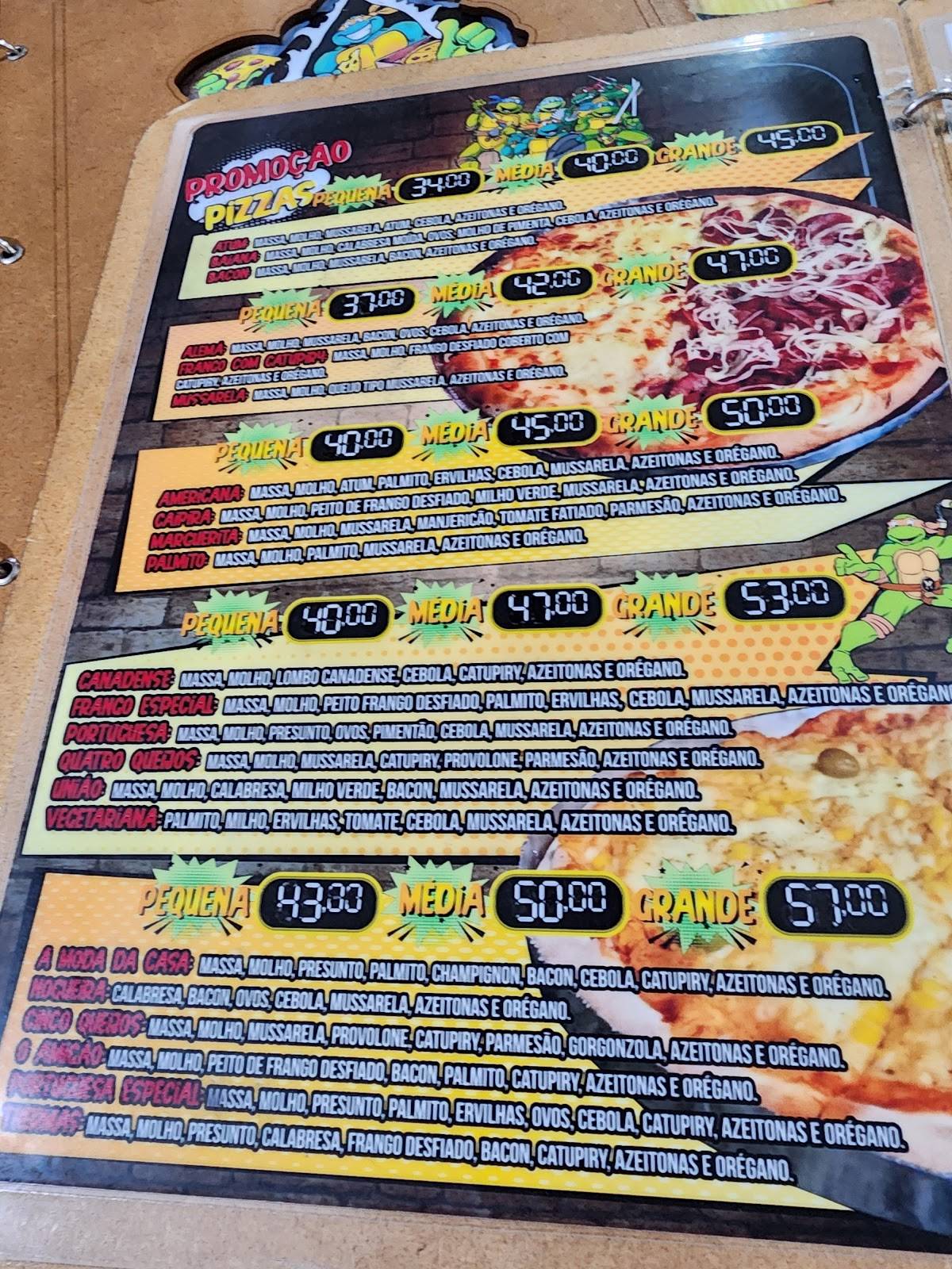 Pizzaria SP cardápio