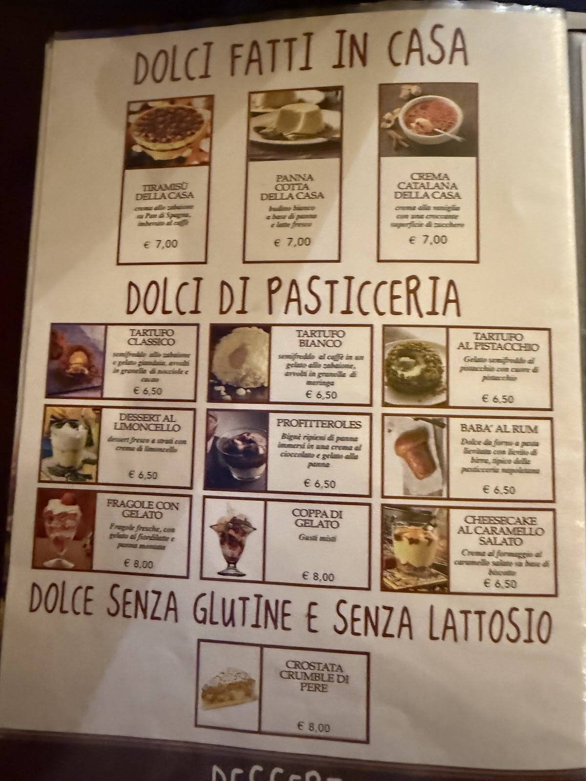 Menu di Pizzeria Il Timone 