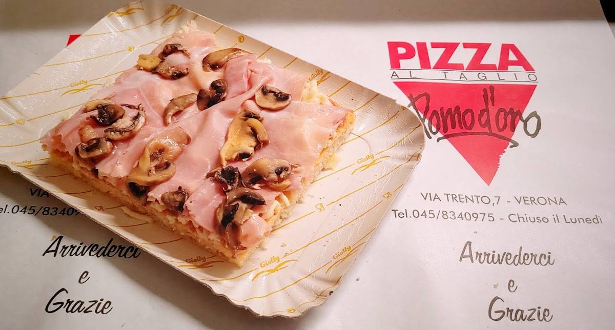 Menu di Pizzeria al taglio Pomo d'oro 