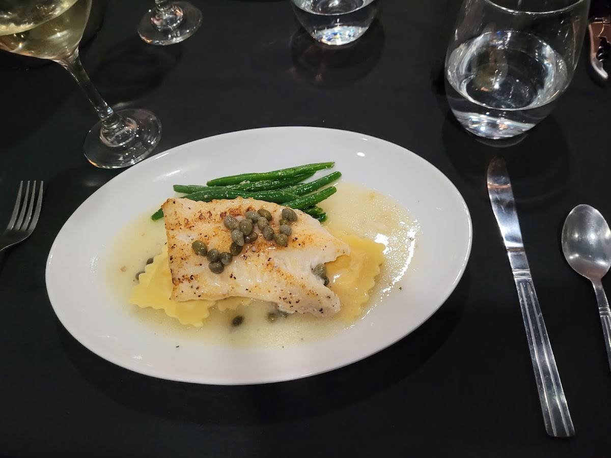 Menu at Puccini's restaurant, Sarasota