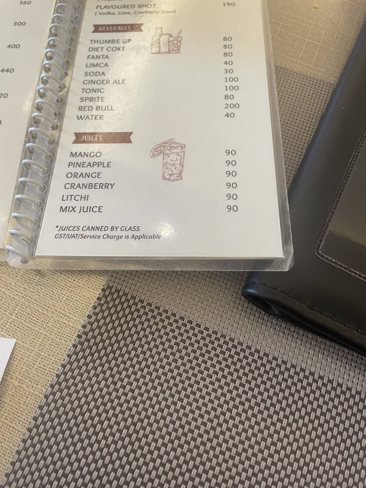 Raanteli Multi Cuisine Family Restaurant & Bar by SK menu