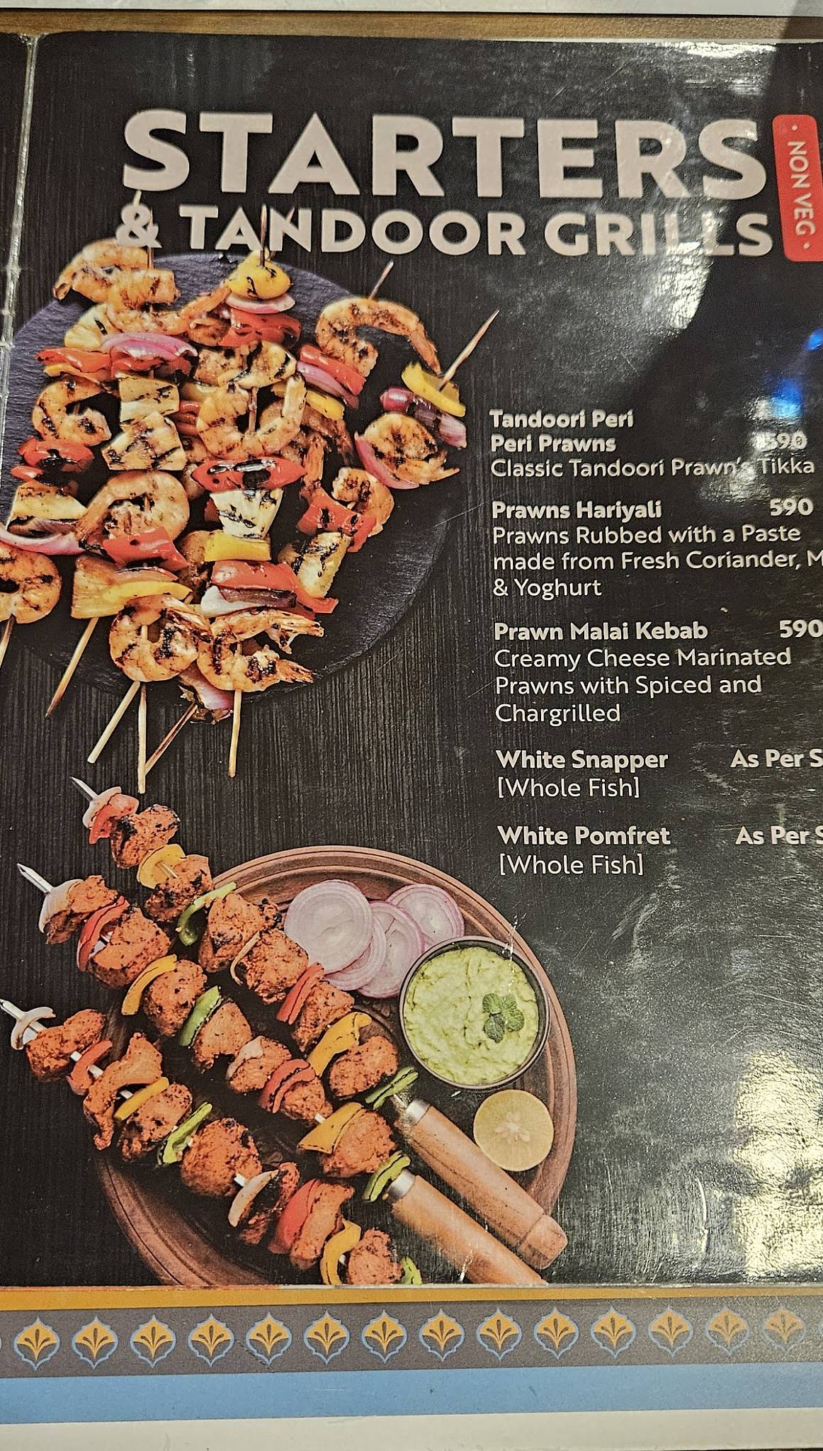 Rasoi Fort Kochi menu