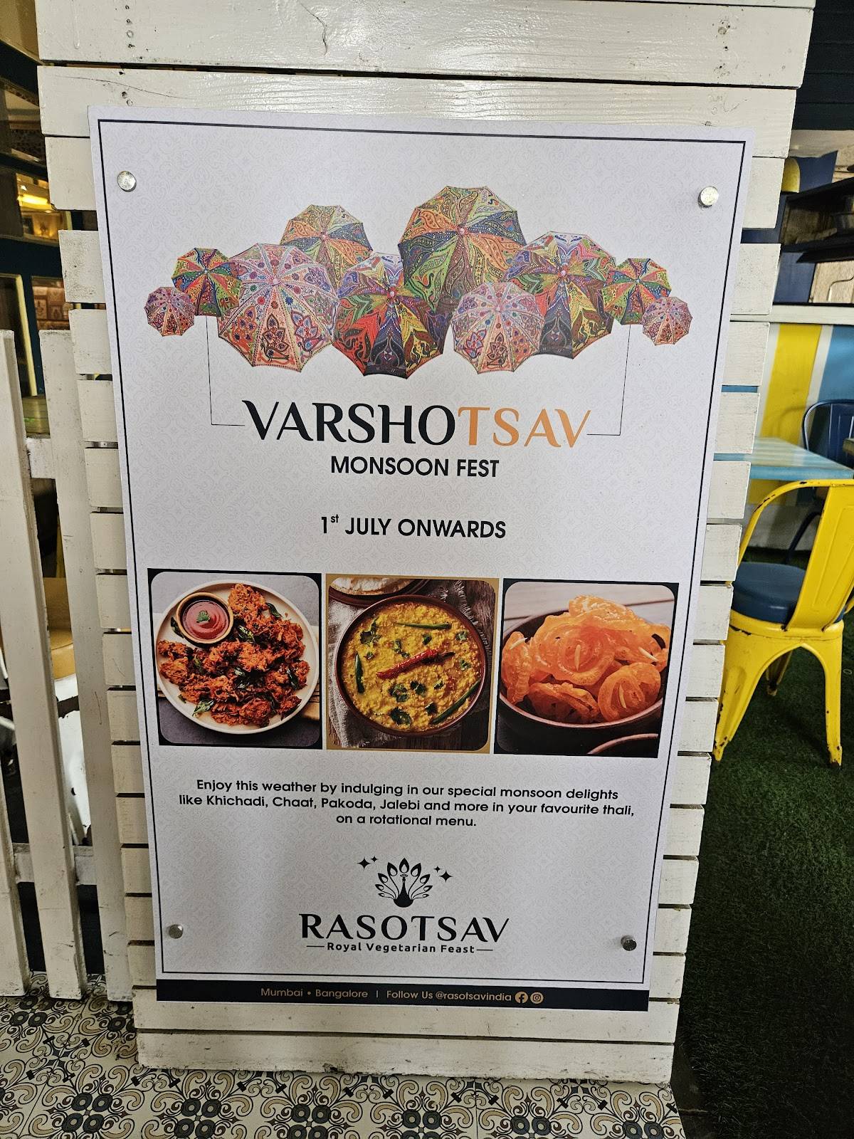 Rasotsav menu
