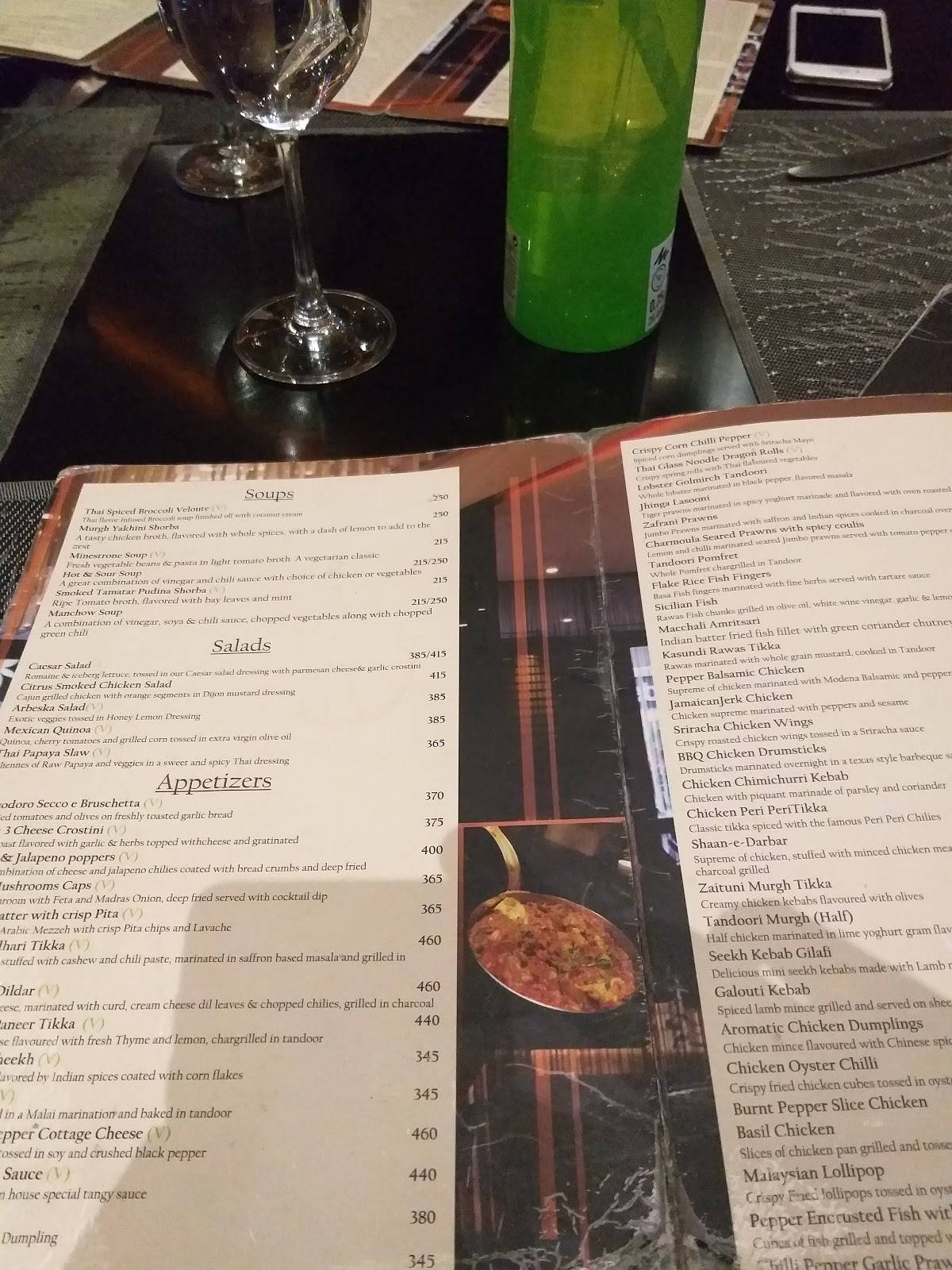 Red Olives Multi Cuisine menu