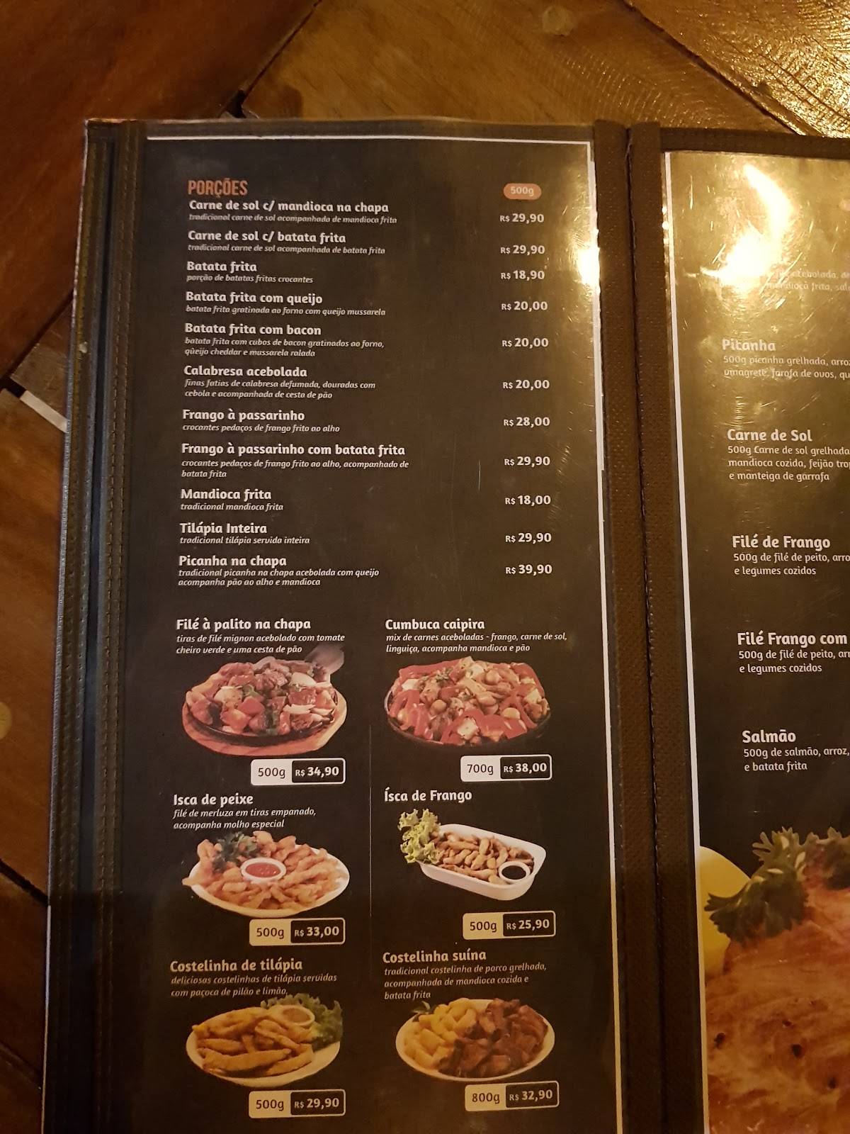 Restaurante Bom Garfo cardápio