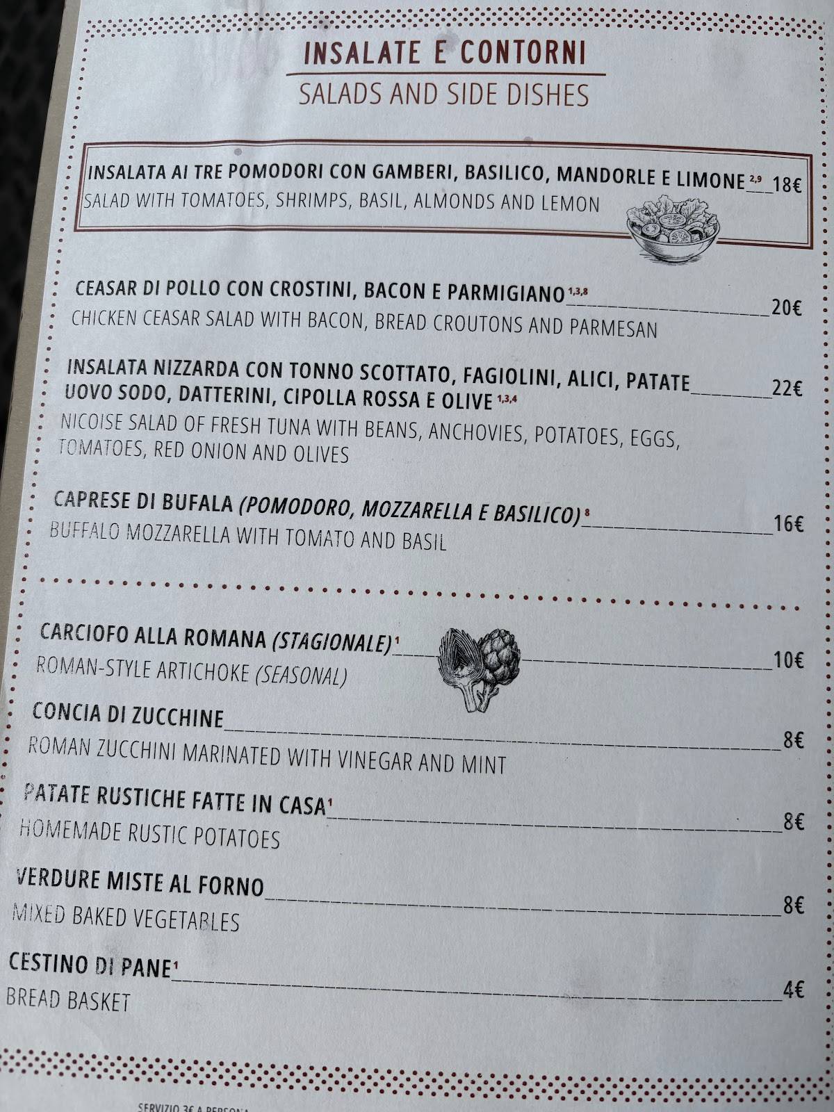 Menu di Dillà 