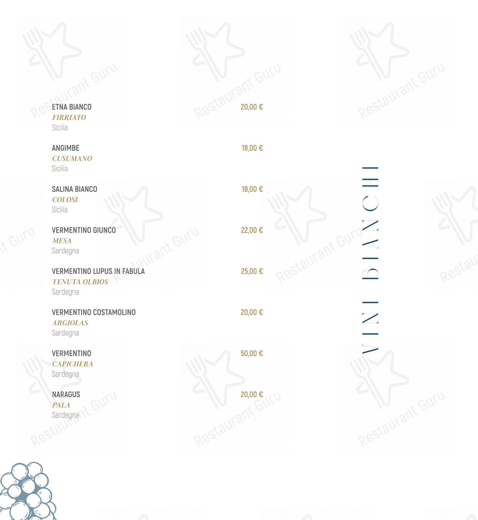 Ristorante Gina in Fregene - 菜单