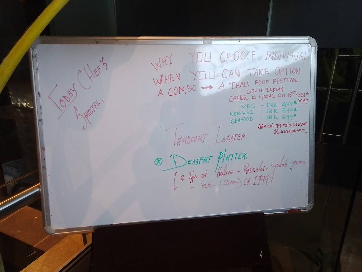 Ruchi Restaurant menu