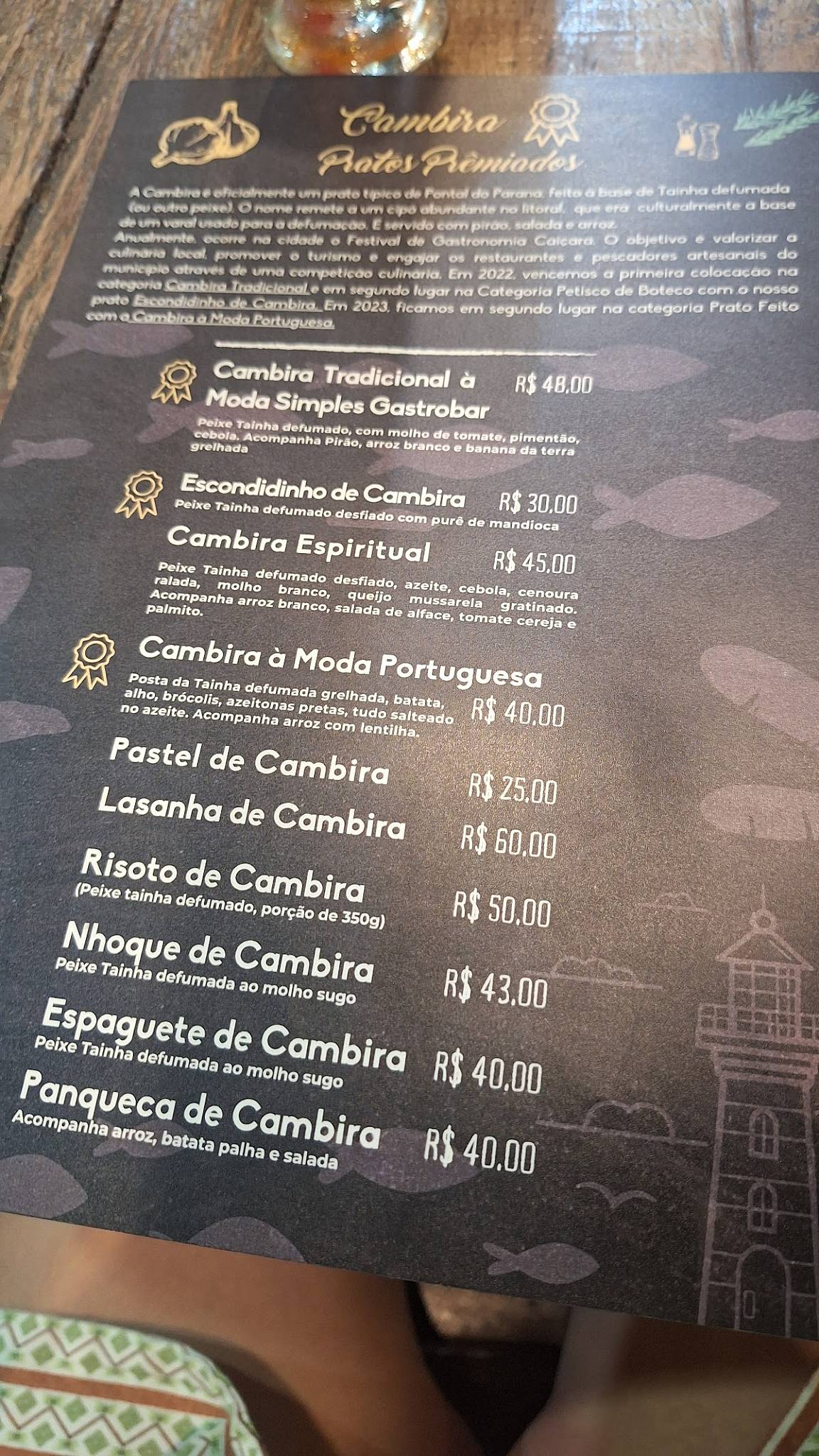 Simples Gastrobar Praia de Leste cardápio