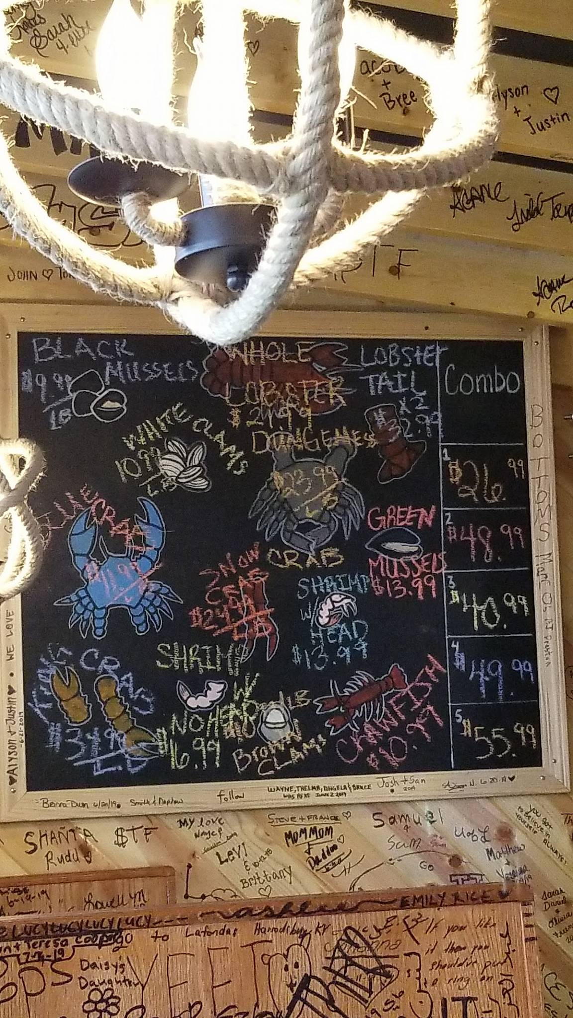 Menu at Storming Crab Seafood Restaurant Lexington, Lexington