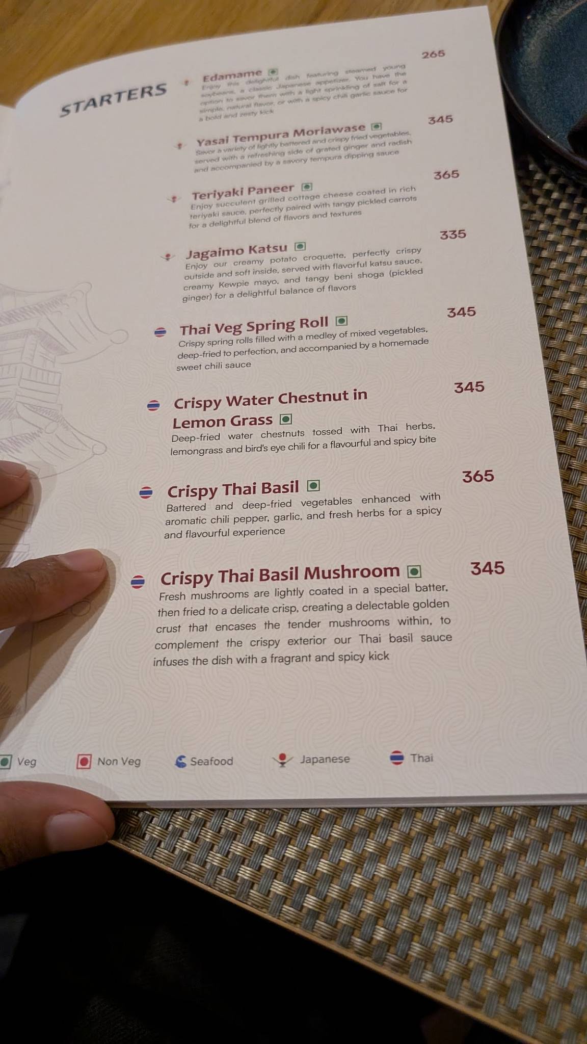 Suku - HSR Layout menu