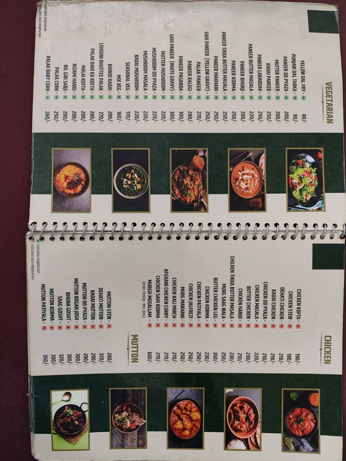 Sweet Tooth Restaurant menu