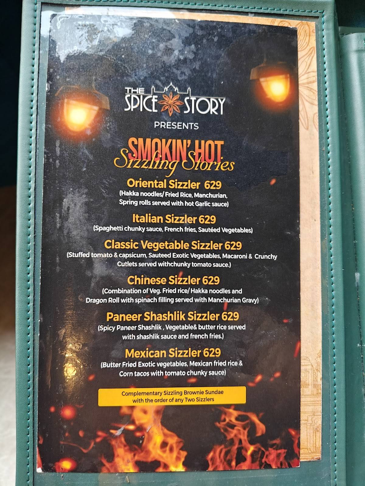 THE SPICE STORY Best Vegetarian Family Restuarant In Ratanada Rooftop Bar & Cafe In Jodhpur menu