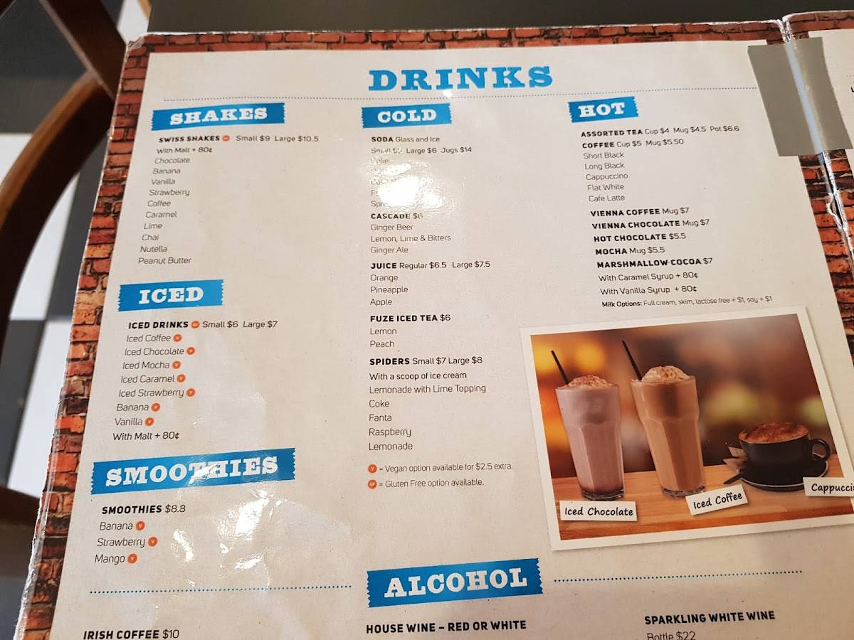 Menu at The Original Pancake Kitchen Modbury restaurant, Modbury