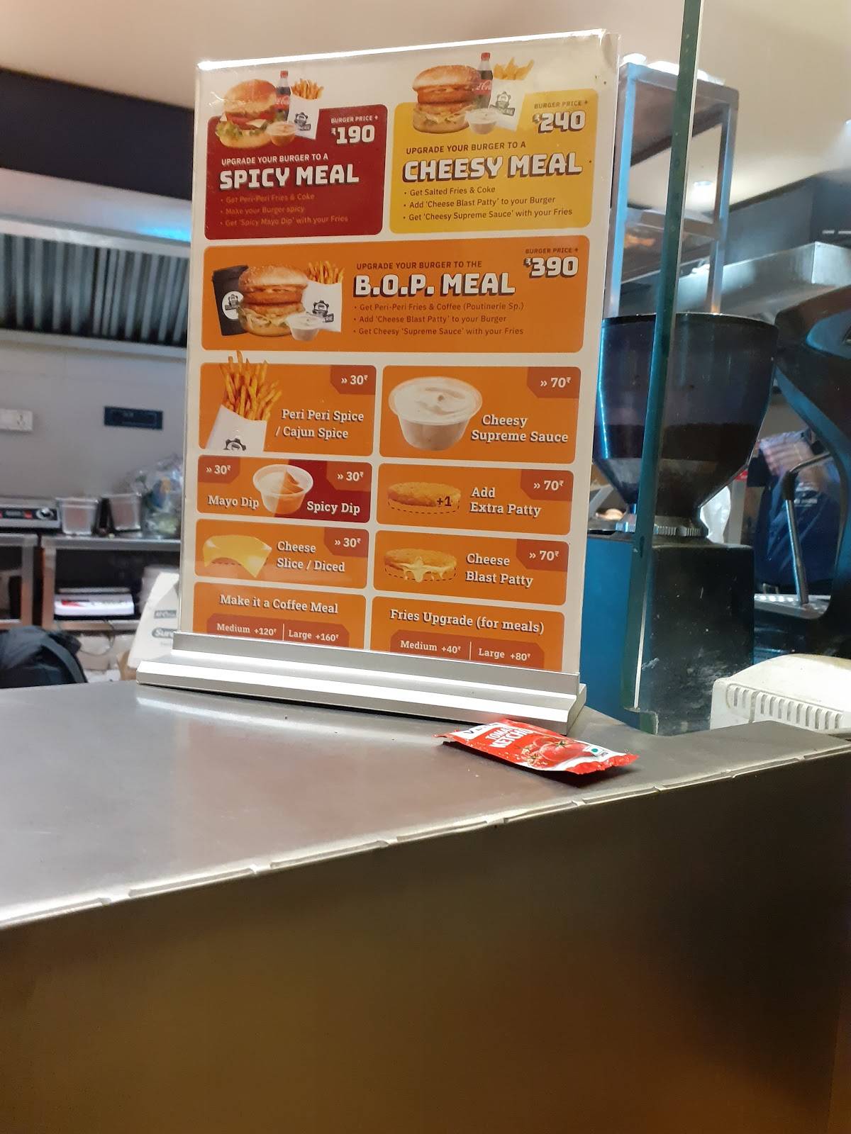 The Poutinerie menu