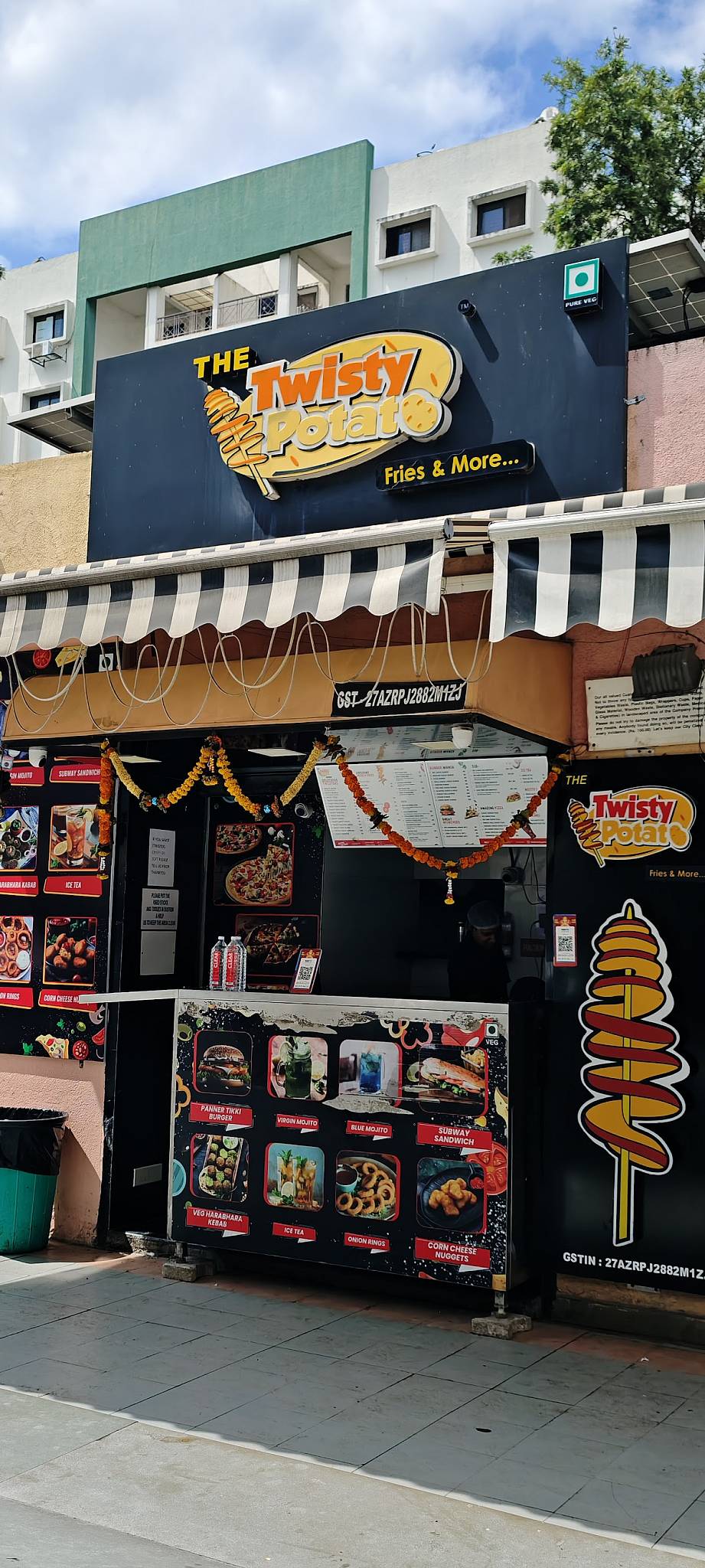 The Twisty Potato menu
