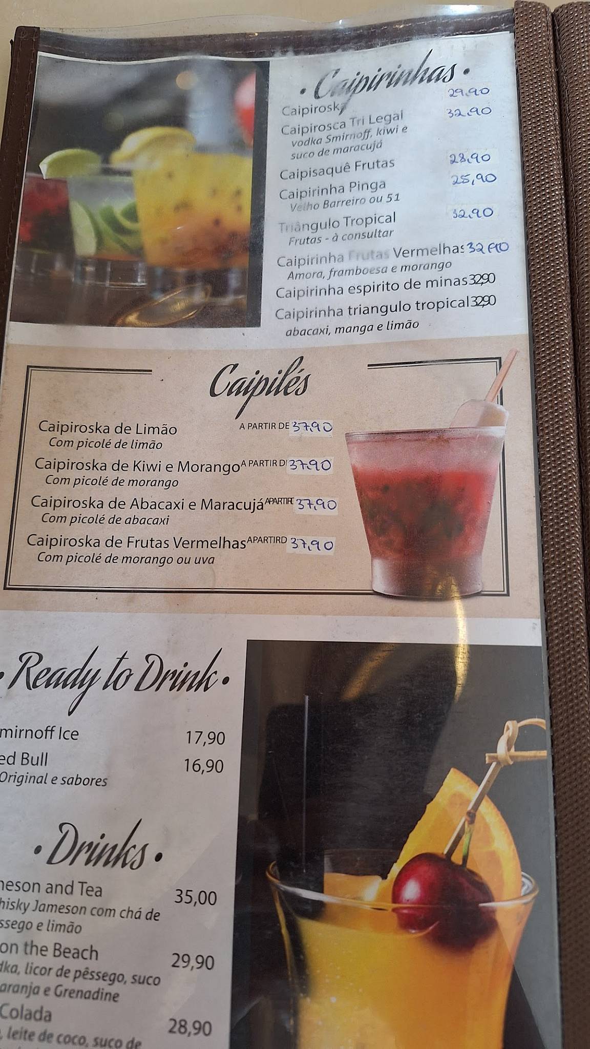 Triângulo do Chopp cardápio