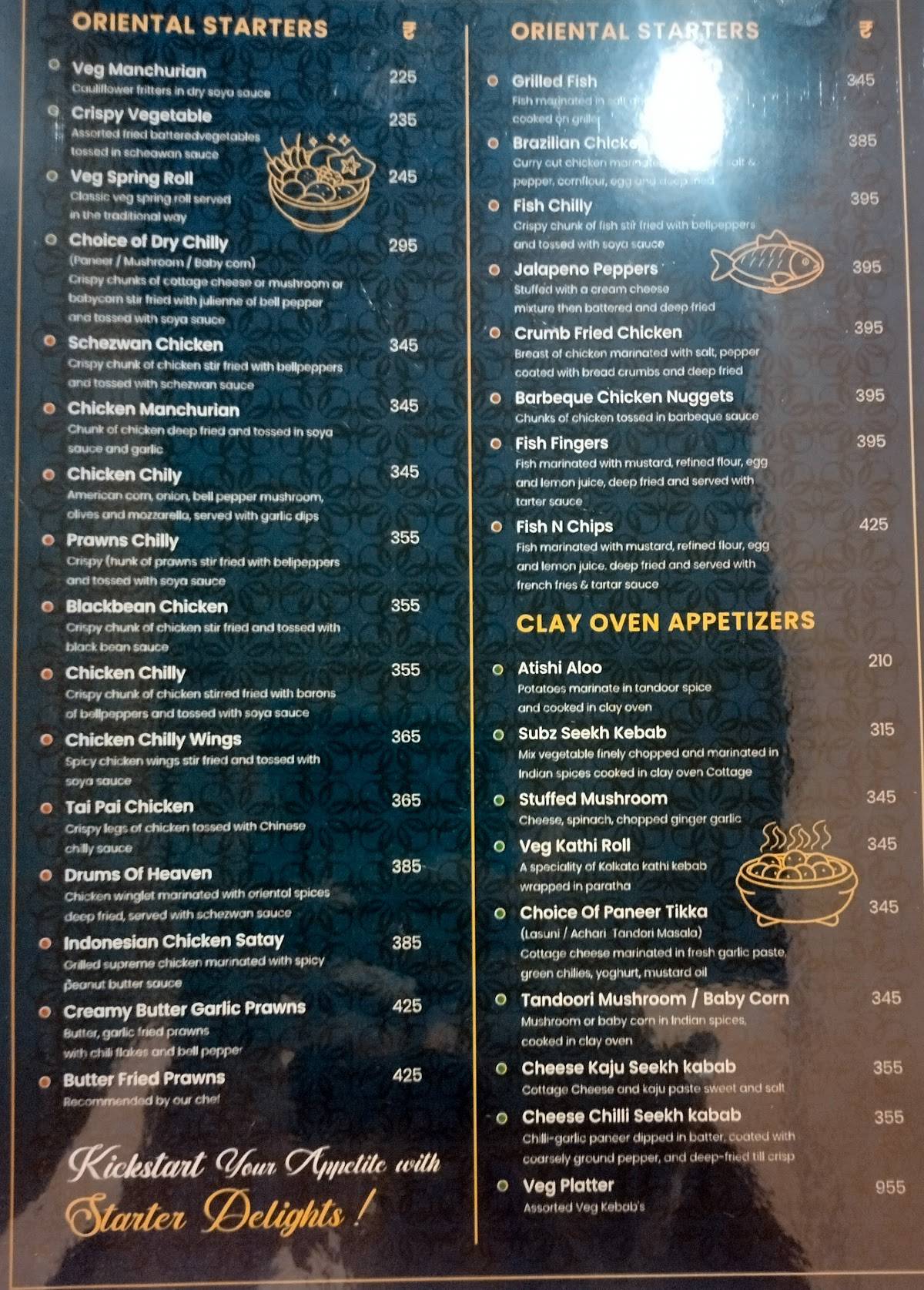 URBAN OASIS MULTI-CUISINE menu