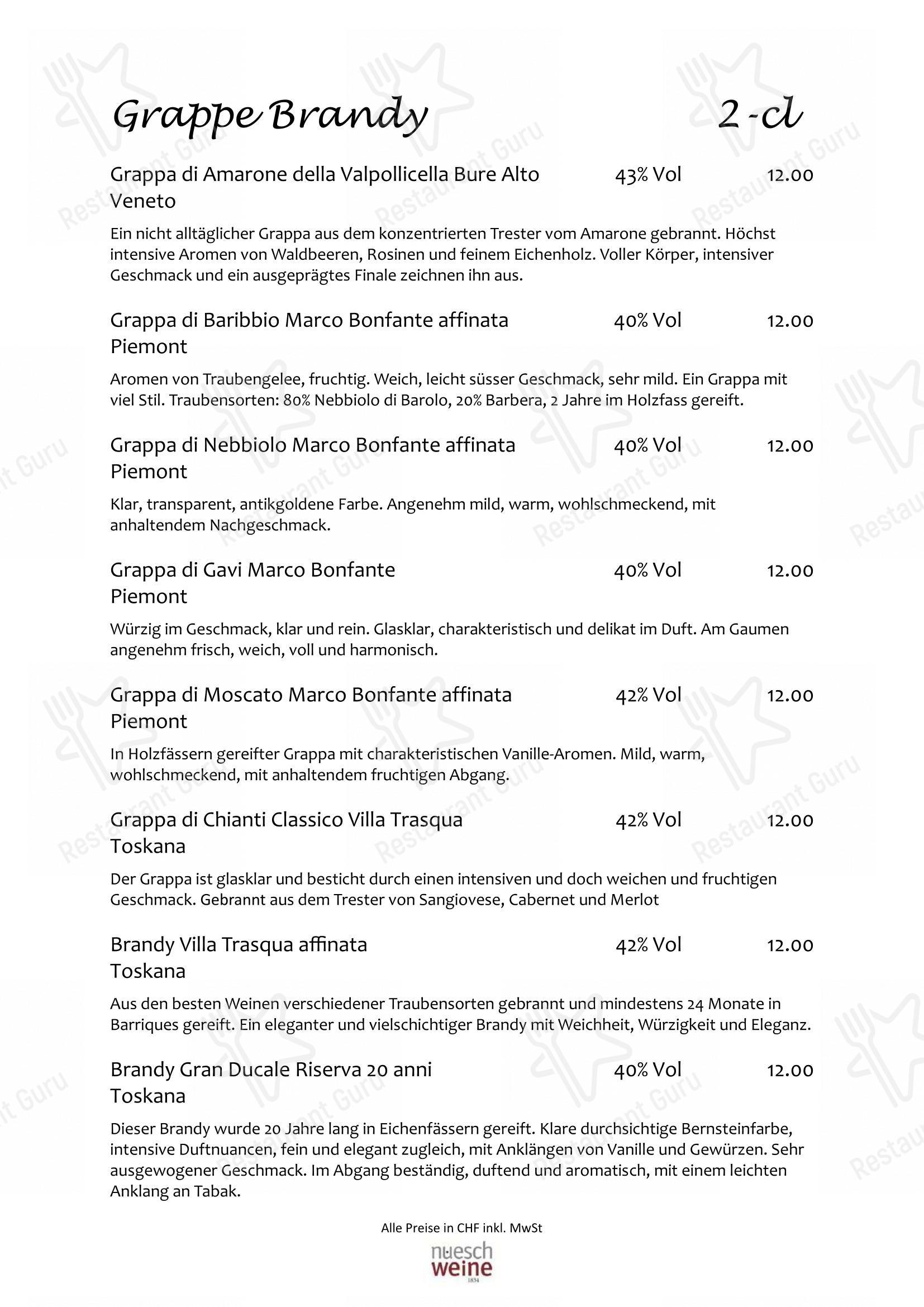 Restaurant VIVA St. Moritz in San Maurizio - Menu