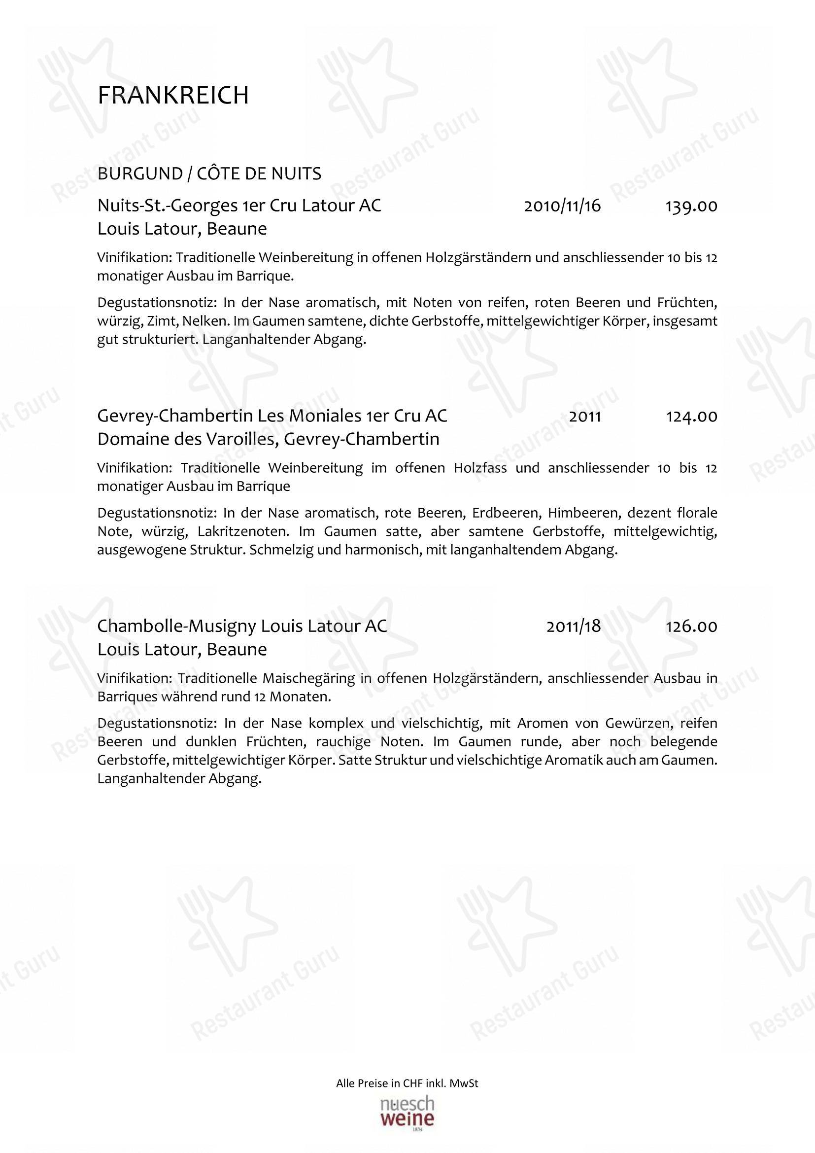 Menu per Restaurant VIVA St. Moritz ristorante