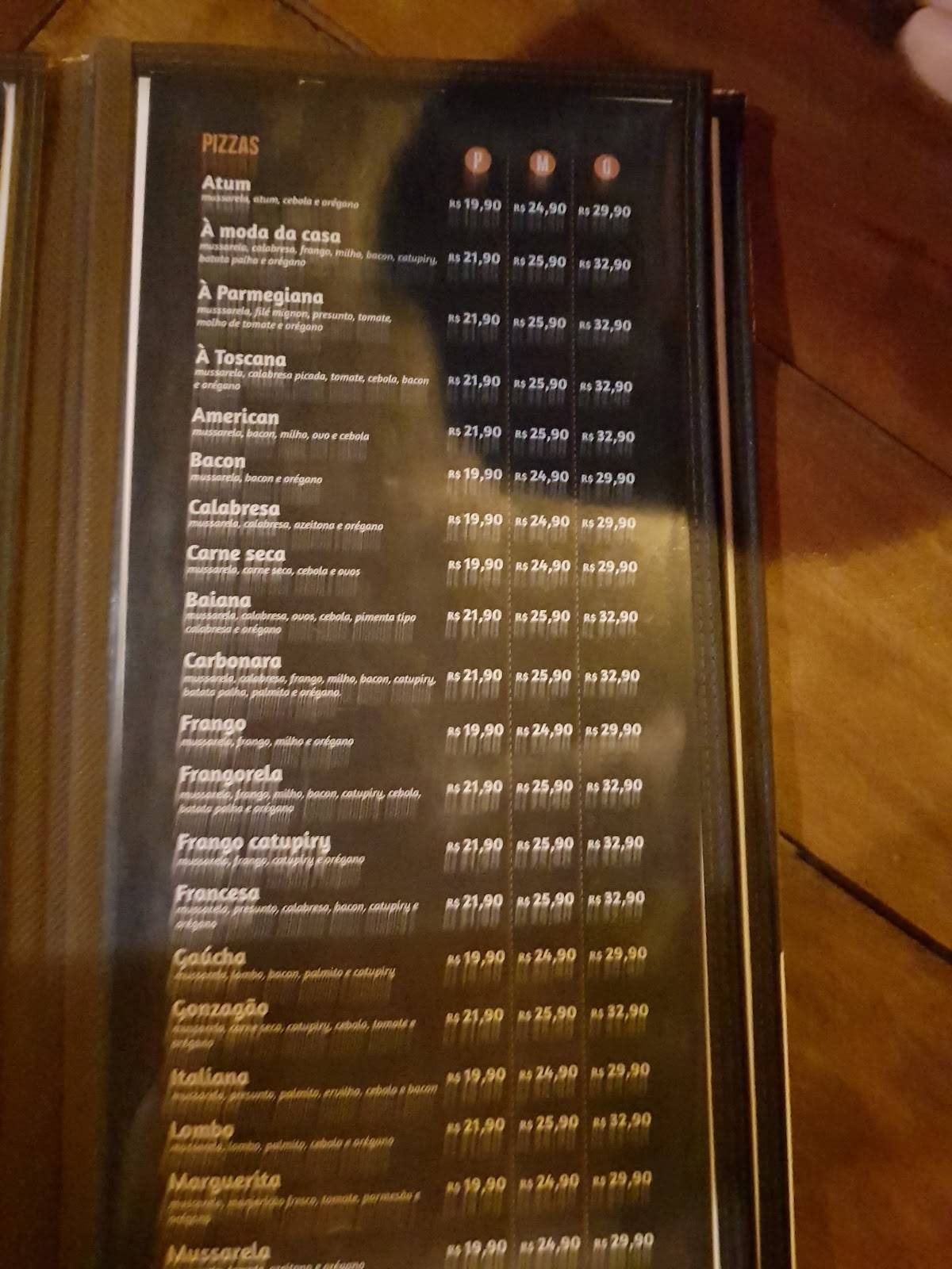 Restaurante Bom Garfo cardápio