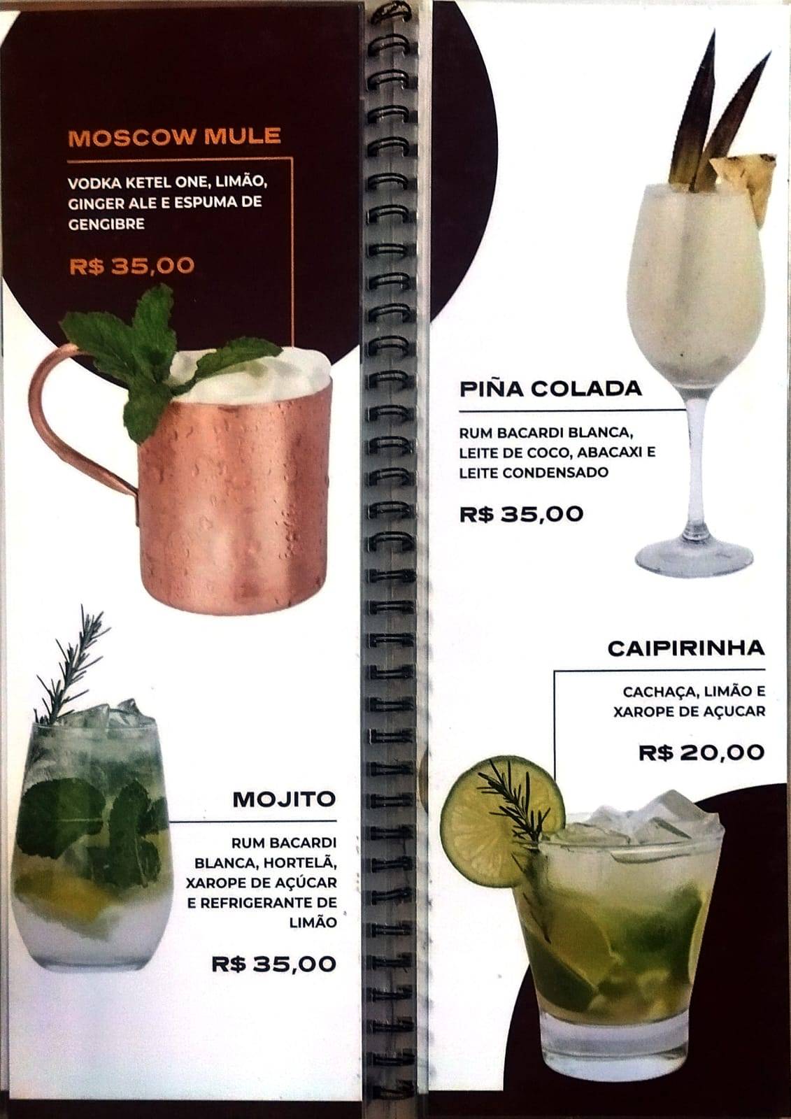 Restaurante Dona Maria cardápio
