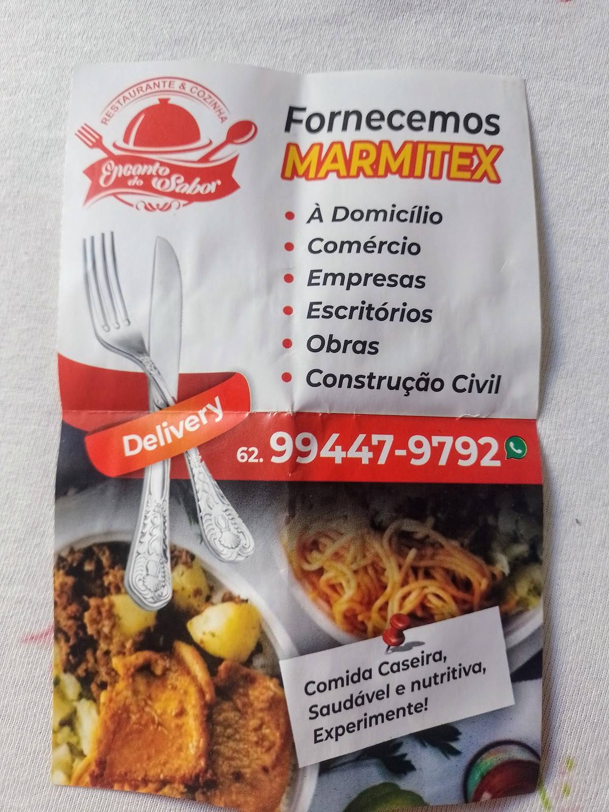 Restaurante Encanto do Sabor cardápio