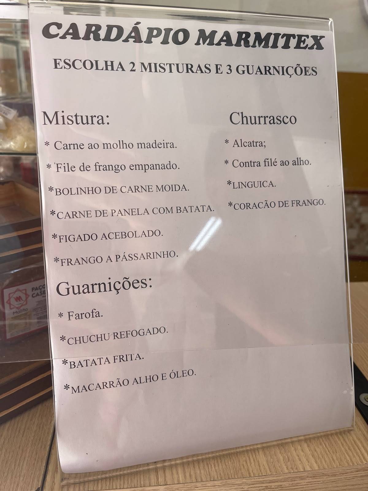 Restaurante da Lena cardápio