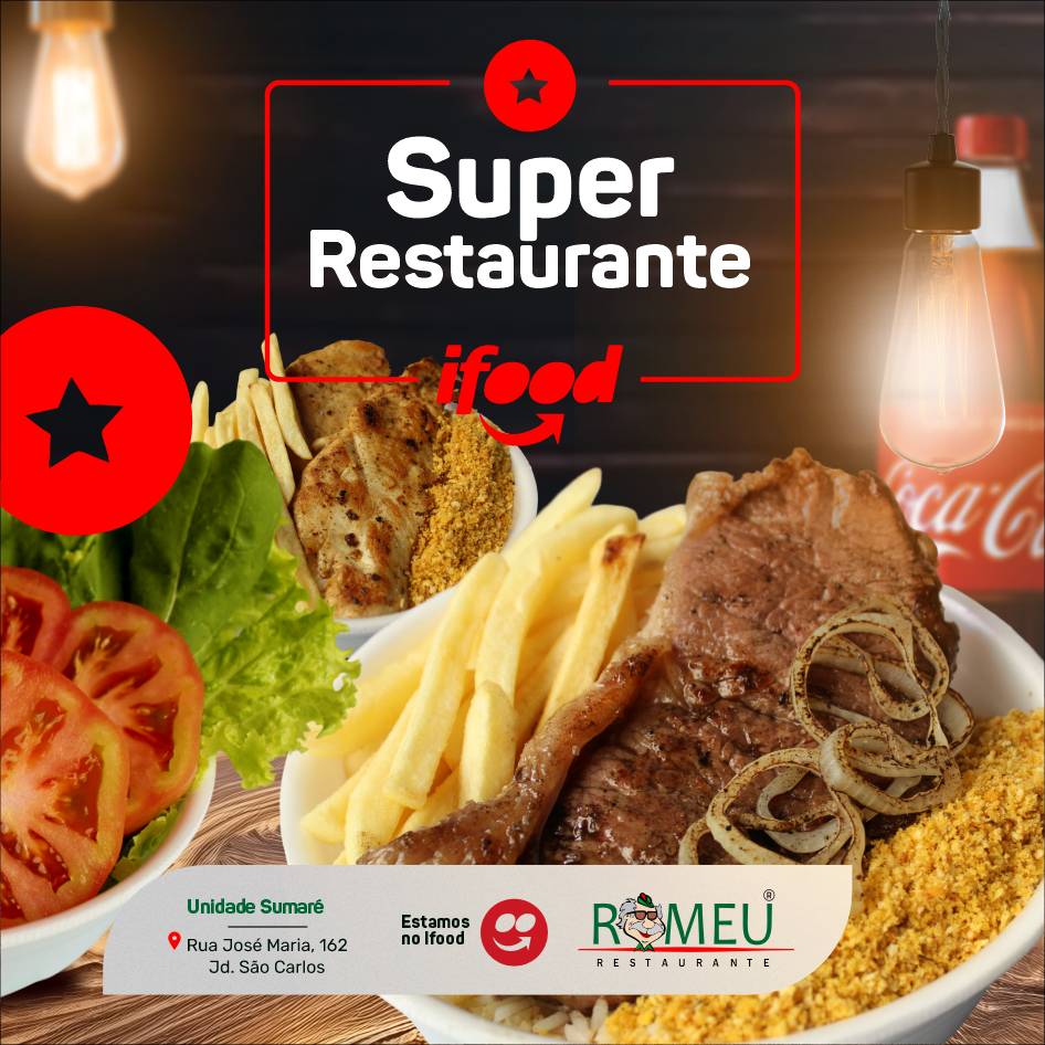 Restaurante do Romeu Picanha na Tábua Sumaré cardápio