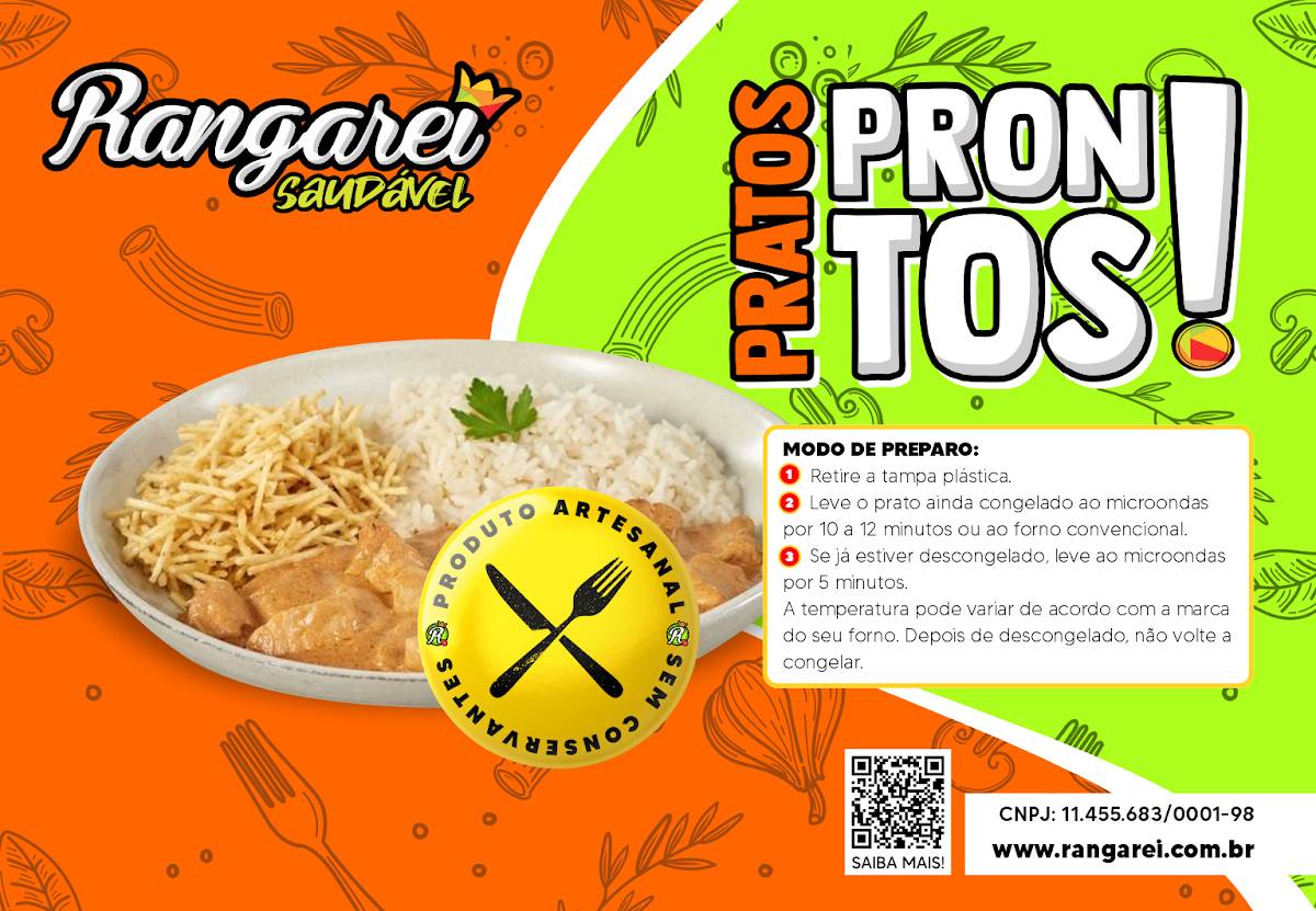 Restaurante e Marmitaria - Rangarei cardápio