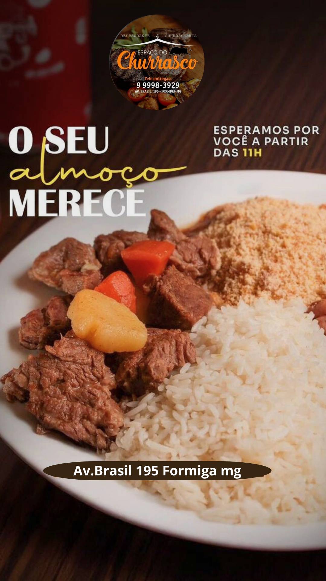 Restaurante espaço do churrasco cardápio