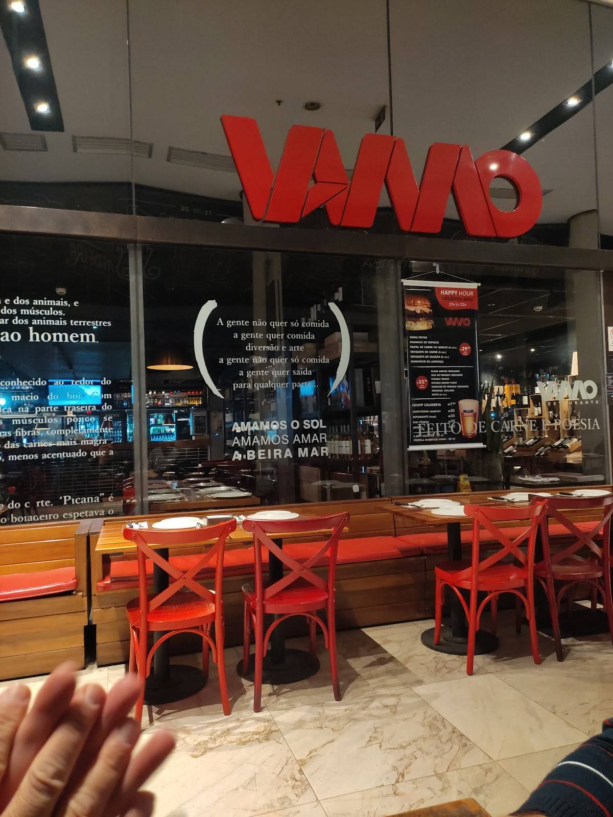Restaurante Vamo cardápio
