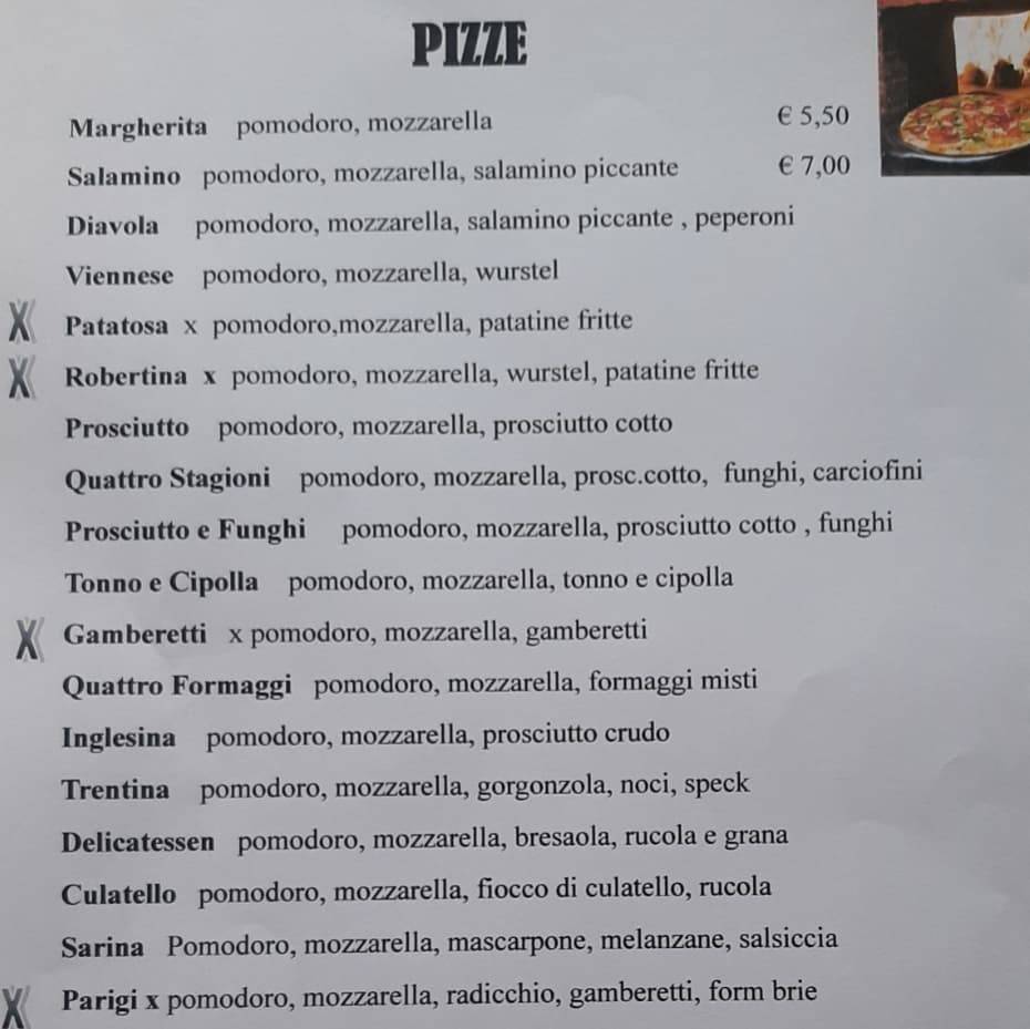 Menu di Risto pizza Uncino Gallery Hamburgheria 