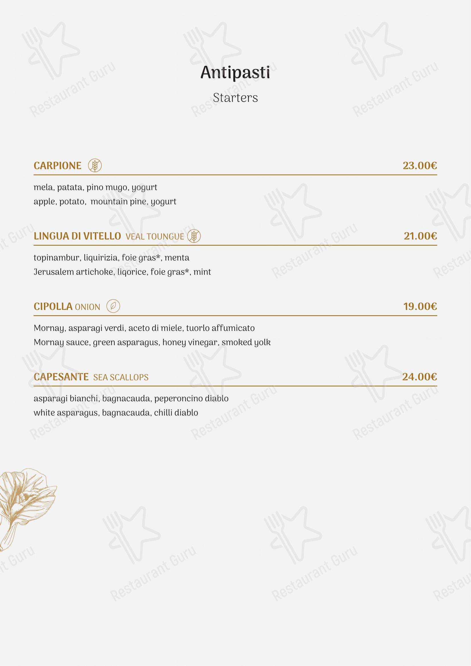 Menu bar per Ristorante Antiche Mura in Riva del Garda