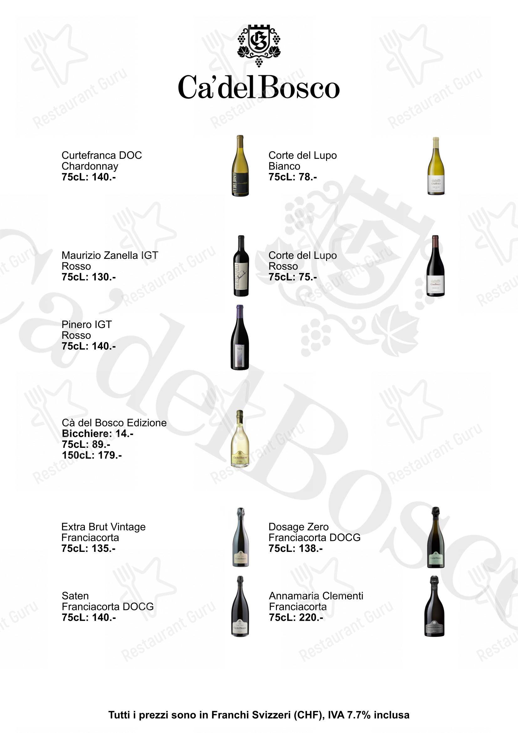 Menu di Ristorante Bar Class - Menu bar