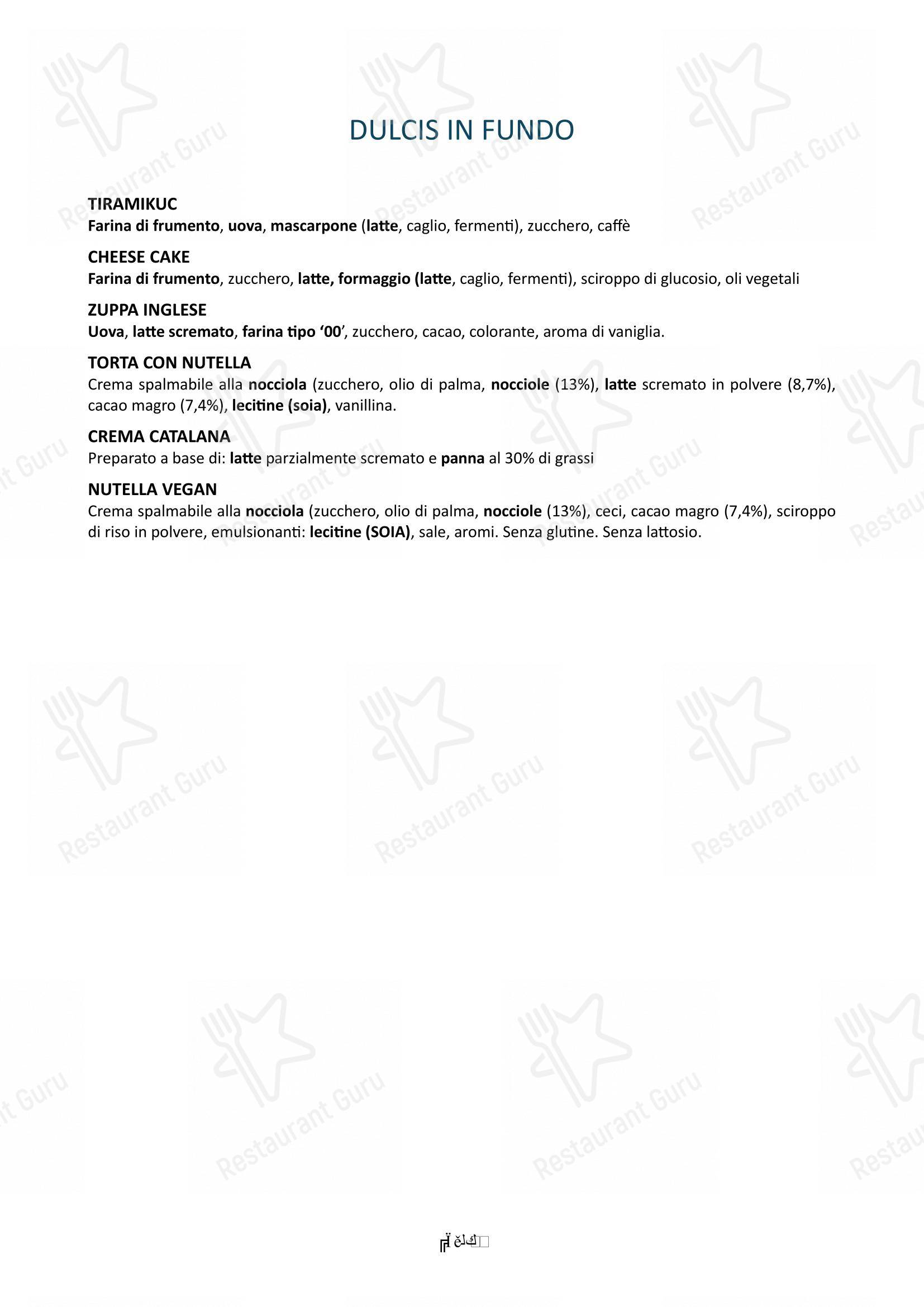 Ristorante CUKUC in Perugia - Menu