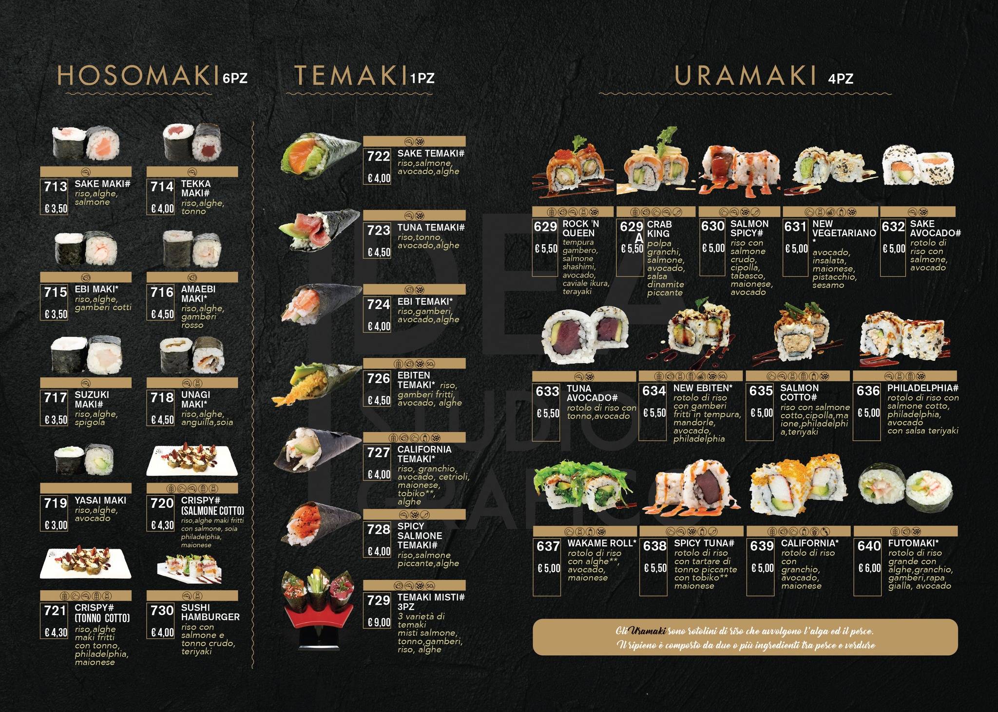 Menu di Ristorante Città delle Meraviglie 