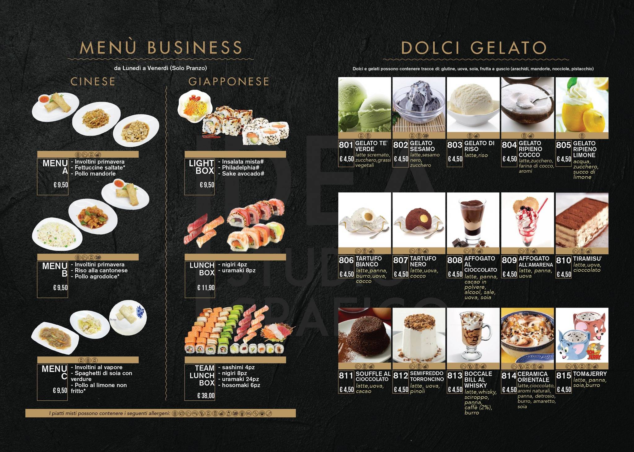 Menu di Ristorante Città delle Meraviglie 