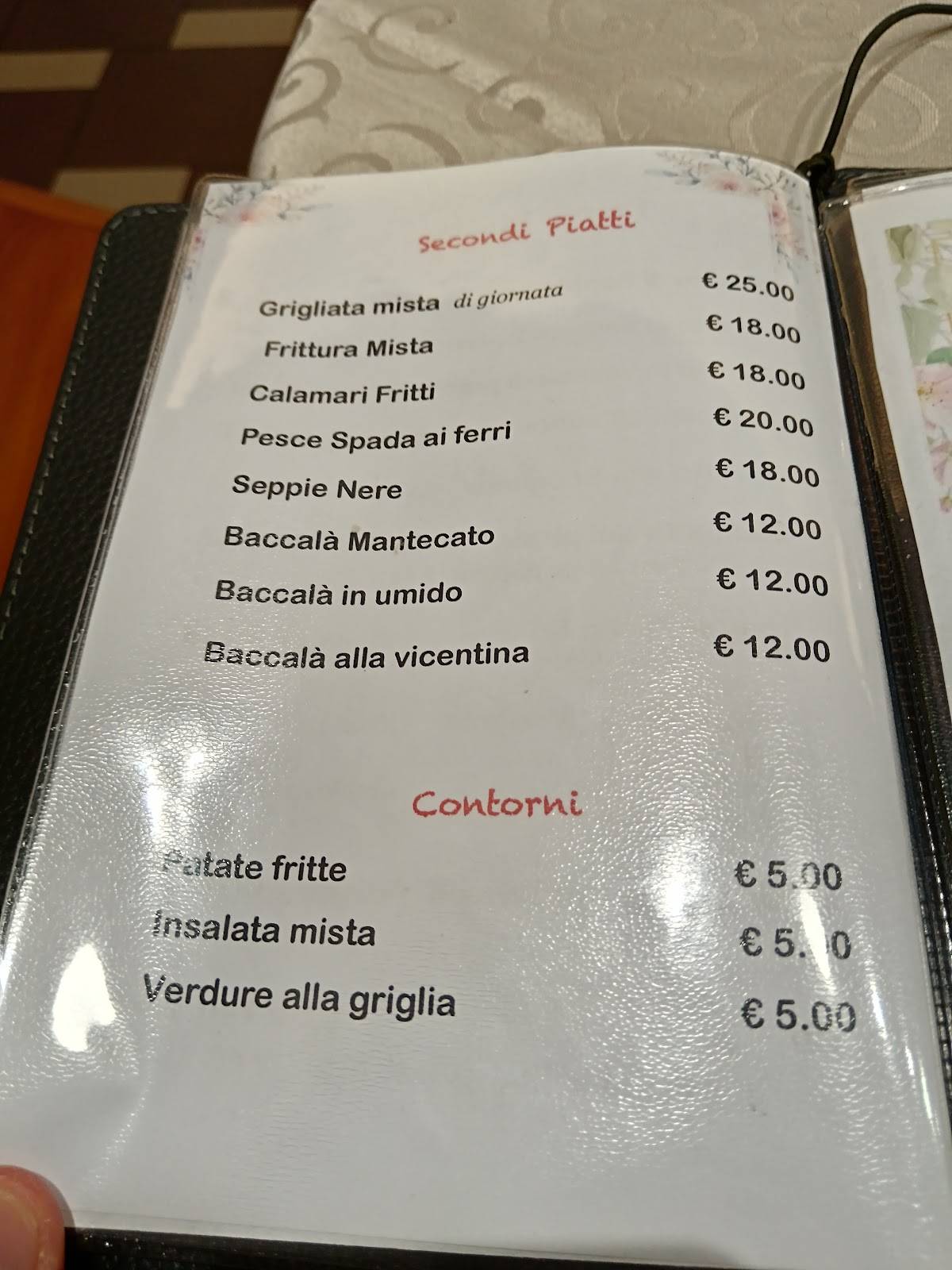 Menu di Ristorante Da Denis 