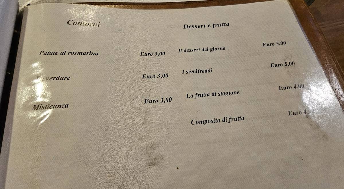 Menu di Ristorante "Da Lucrezia"