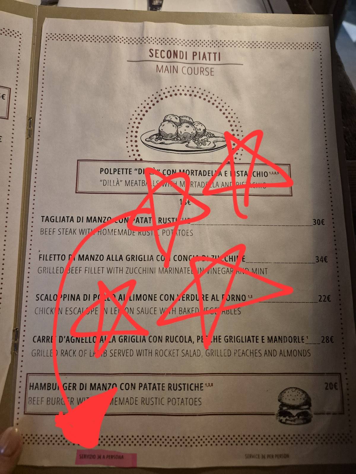 Menu di Dillà 