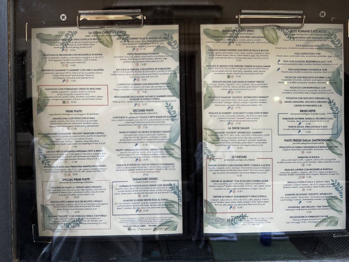 Menu di Dillà 
