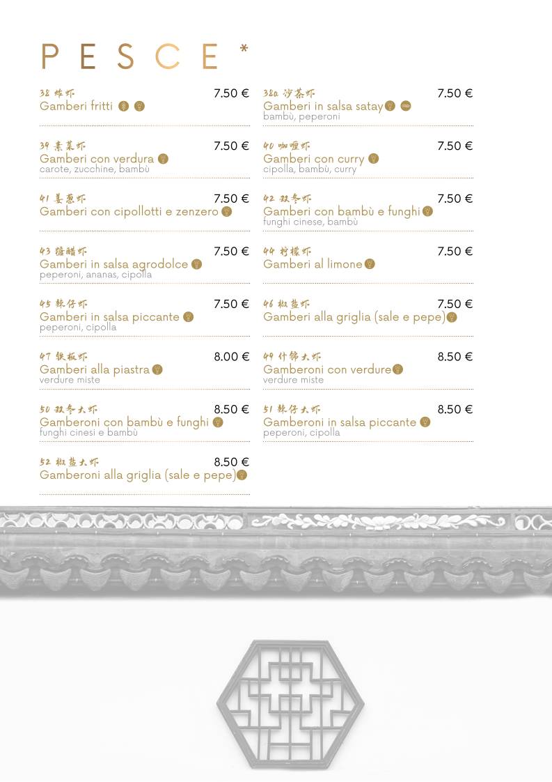 Menu di Ristorante Drago D'oro 