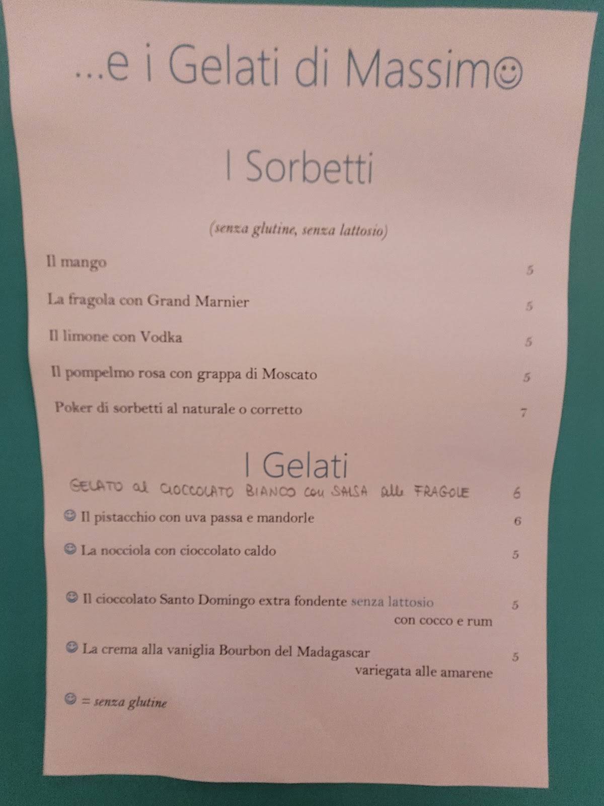Menu di Ristorante Galante 
