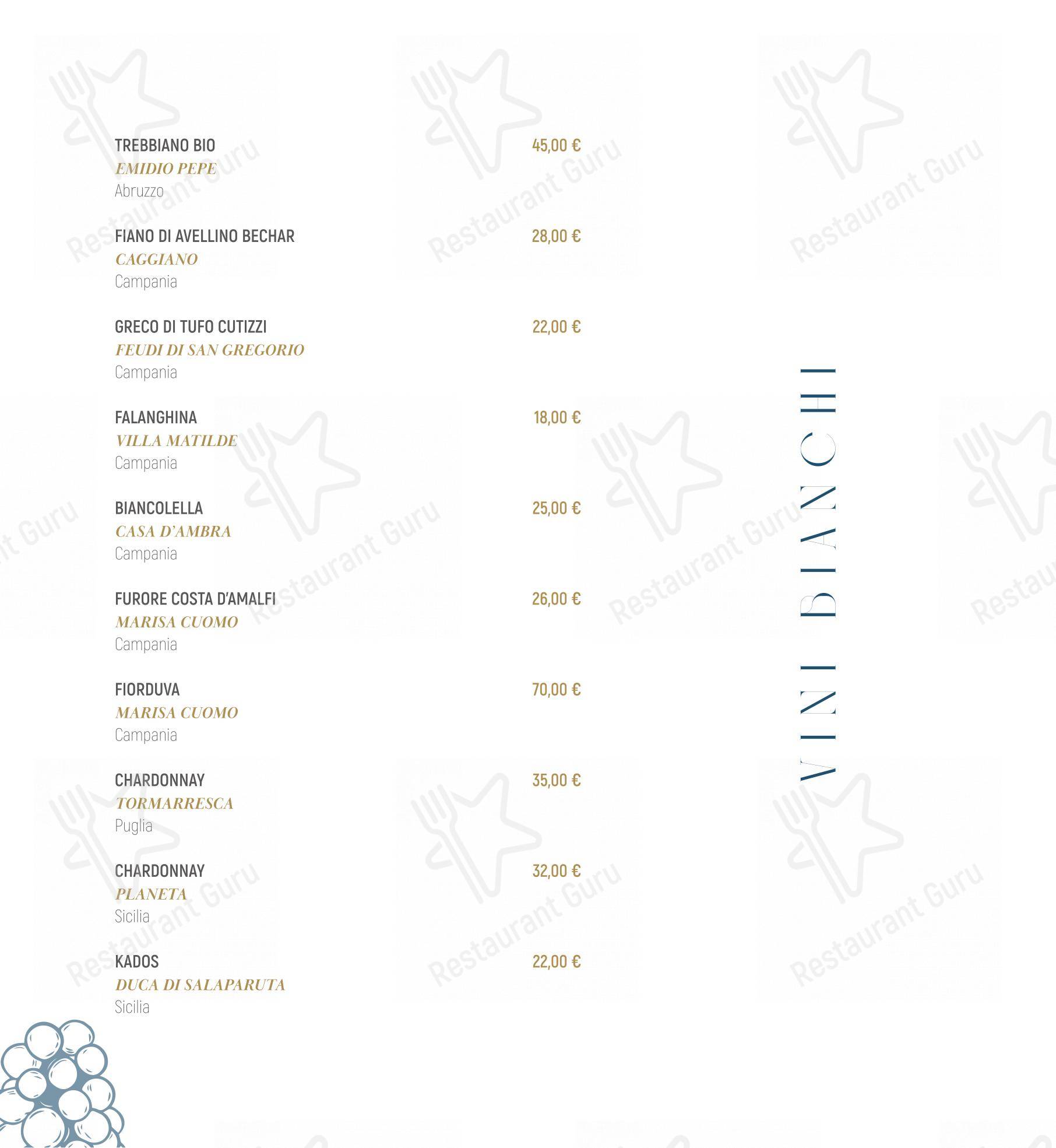 菜单 per Ristorante Gina ristorante