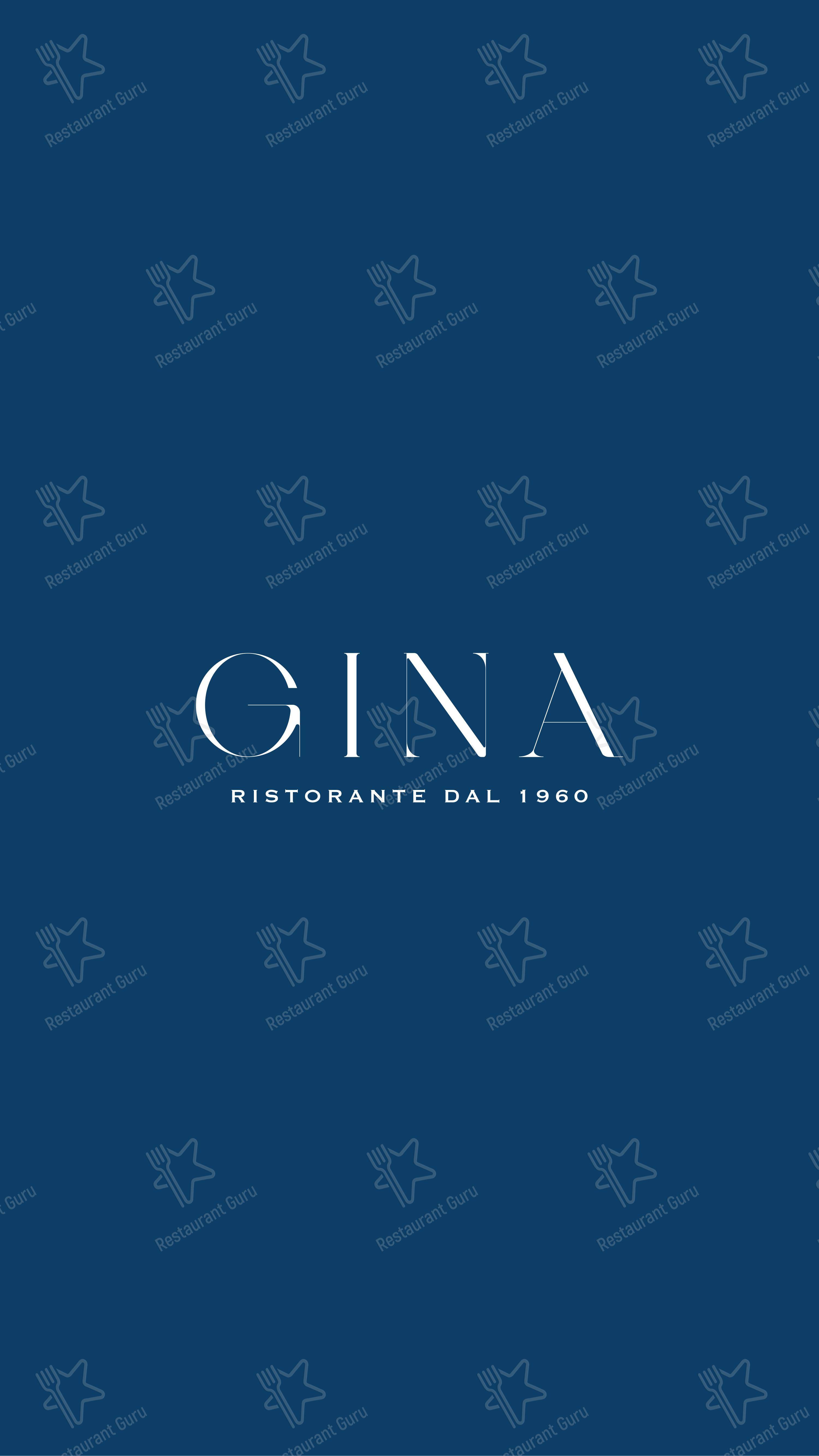 Ristorante Gina in Fregene - Menu bar