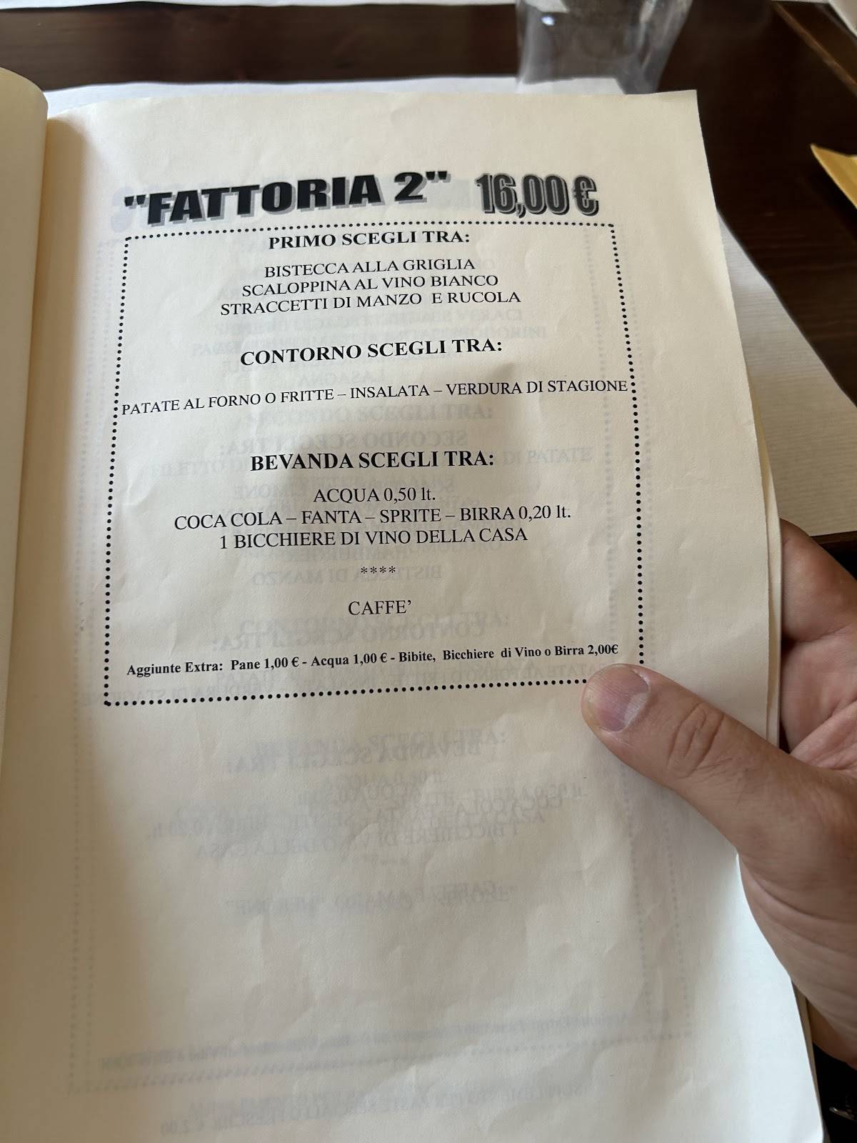 Menu di Ristorante Mercato 8 